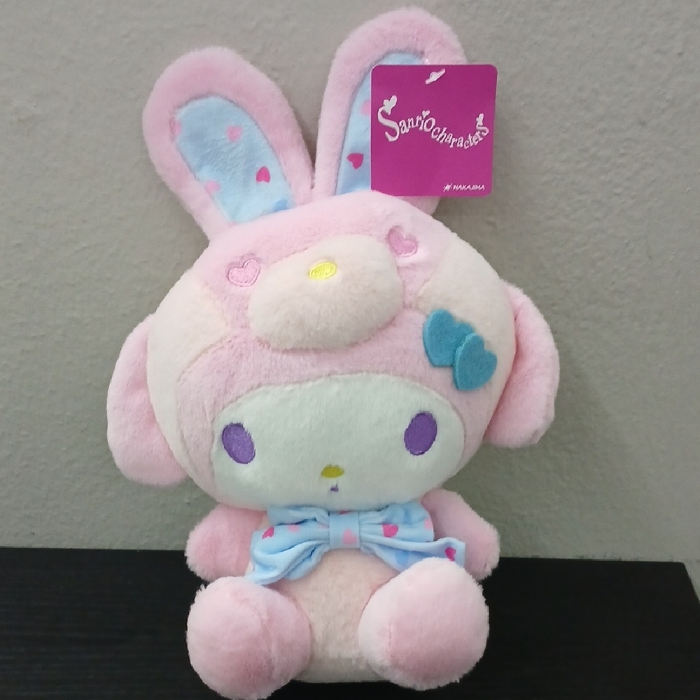Sanrio My Melody Pink Plush Bunny Toy - Soft Cute Character